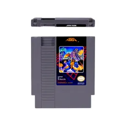 بطاقات Megaman Mage Man Series I II III IV V VI Mushroom Kingdom Battle Revenge 72 Pins 8bit Game Cartridge for NES Game Console