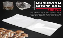 Planters POTS 100st Mushroom Grow Bag Spawn Media Substrate High Temp Pre Sealable Garden Supplies PVC Planting Ventilate Bags9404021