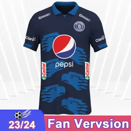 2023 24 Honduras Motagua Mens 축구 유니폼 Sanchez R.Moreira J.Moncada Josue Villafranca 홈 풋볼 셔츠 성인 유니폼