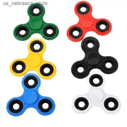 Gambi di novità ABS Plastic Fidget Finger Rotator per autismo ADHD Stress Sollievo tre rotatori giocattoli divertenti e regali per adulti e bambini Q240418