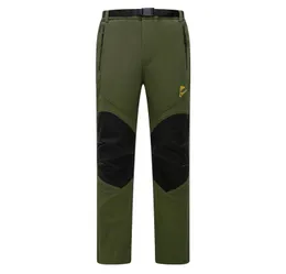 Mens Outdoor Softshell Fleece Lined Long Pants Windproof WaterResistant Functional Sport Camping Hiking Trekking Trousers Straigh9612395