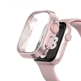 Apple Watch Ultra Series 9 iwatch 방수 케이스 해양 스트랩 스마트 워치 스포츠 시계 무선 충전 스트랩 보호 커버 케이스를위한 45mm 크기 스마트 워치