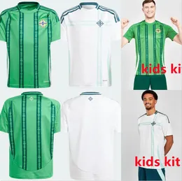 S-4XL Coppa europea 2024 2025 Maglie da calcio Magennis dell'Irlanda del Nord 24 25 Casa Blue Evans Lewis Saville McNair Ballard Man Kids Kits Shirt da calcio