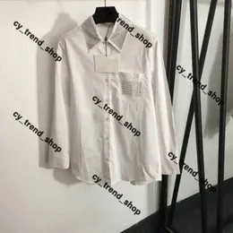 Camisa loeweee camisa loewe novas blusas para mulheres gardigans gardigans elegantes bordados de manga longa Loewve camisetas blush roupas femininas loewve camisa 271 643
