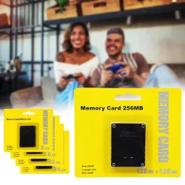 Karty do PS2 Pamięć pamięć Pamięć 256 MB Karty rozszerzeń Odpowiednia karta pamięci Micro SD dla Sony PlayStation PS2 Black Memory Card