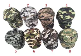 8Color Men and Women Safe Fashion Camouflage Baseball Cap Solglasögon Ladies Men039S Uniforms Cap Hat M0055024015