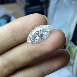 Loose Diamonds Meisidian 6x12mm markizowy kształt 2 karatowy diament Gemstnoe GH vvs moissanite