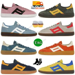 High Quality Platform Handball Spezial Almost Yellow Gum Scarlet Navy Gum Aluminum Arctic Night Shadow Brown Low Casual Shoe Flat Sneakers Gym Shoes Loafers