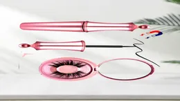 Cílios de ímãs de ímã Cineleiner Eyelash Malless Conjunto de cílios falsos magnéticos naturais Tweezer Kit3143177