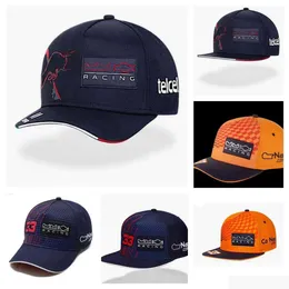 Capacetes de motocicleta F1 FormA One Racing Hat Team FL Bordado Sun Spot Drop Drop Automobiles Motorcycles Acessor de motocicletas DHVMB