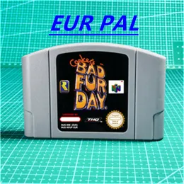 Cartas do dia de peles de conker por 64 bits Eur Pal N64 Console