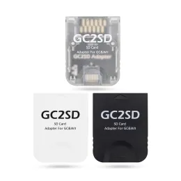 Kort GC2SD Memory Card Adapter Micro Plug and Play SD Card Adapter för Nintendo Gamecube NGC och Wii Retro Video Game Console