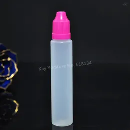 Bottiglie di stoccaggio da 500 pezzi da 30 ml Forma della penna bottiglia da 1 oz con tappo a bambino per liquido