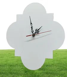 12 -дюймовые сублимационные заготовки настенные часы DIY рисунок теплопередача MDF HOME HOME DECORATION 8 Styles XD245965029674