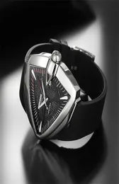 Oupai прибытие треугольник Ventura Automatic Watch Men Sport Водонепроницаемые с календарем резиновой ремешок с ограниченным тиражом 2106095463924