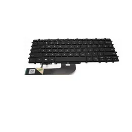 USA: s layouttangentbord med bakgrundsbelysning för Dell XPS 15 9575 2-i-1 svart färg