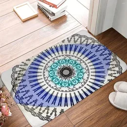 Dywany Mandala Eye Eye Anti-Slip Rug Rug Mat Mata Bath Mat Siły Siły Dywan Dibet Decor Indoor Decor