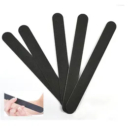 Ferramentas de estilo de arte do buffer de arquivo de lixamento de arquivos de unhas do navio Black 10pcs para manicure Salon Manicure