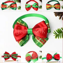 الحيوانات الأليفة الكلاب Apparel Cat Dog Bowtie Xmas Pet Bowknot Ties Pets-Collar Holiday Decoration Decoration Dog-Groomsories DF177