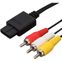 Altoparlanti 1,8 m AV Cavo composito Video Cord 6 piedi Linea compatibile con Nintendo 64/N64/GameCube/SNES TV Game Console