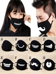 Modegesichtsmasken für Frauen Mascarilla Anime Cartoon Expression Zähne Muffel Chanyeol Face Respirator Anti Kpop Masken D301224246