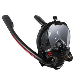 Maschera da snorkeling silicone silicone maschera per immersioni a secco pieno adulti che nuotano maschera per immersioni di occhiali da trasporto sottomarino 240411