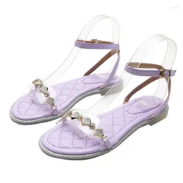 Casual Shoes Fairy Windy Sandal Women's Summer 2024 External Airable Flat Roman Large Size