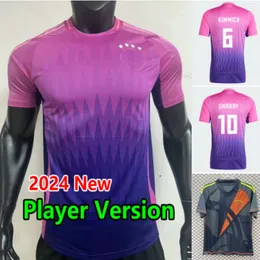 The 24 25 Home Away 2024 Nation Team Men Women Soccer Jersey Men Kid Kit Uniforms Dimensioni Black Gackeeper Neuer Camesitas de Fucol S-4xl