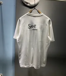 Saint Queen T قمصان MEN MENM THERTS Mens Designer T Shirts Black White Cool T-Shirt Men Summer Italian Fashion Tops Street Tops Tops بالإضافة إلى حجم 98163