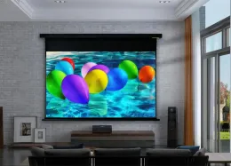 120 بوصة علامات التبويب Tab Table Table مسرح منزلي شاشة 4K 3D المنسدلة شاشة راحة لـ UST Projector Fengmi T1 Projector