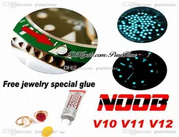 N V10 V11 V12 Watch 116610 126610 114060 Black Blue Green Ceramic Exclistories Chrono Luminous Beads Glue for Gifts and Jewel3193767