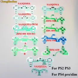 アクセサリーJDS JDM 030 040 SA1Q160A 159A 113A 135A 194a 222a for ps3 ps4 dualshock pro slimコントローラー導電性フィルムキーパッドフレックスケーブル