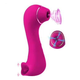 Nippel Analmassager 10 Modi Saug- und Zungen -Leck -Vibrator -Clitoris Vagina Vibratoren für Frauen Paare G Punktstimulator 240412