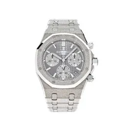 Designer Watch Luxury Automatische mechanische Uhren 26239bc.gg.1224bc.01 Chronograph Frosted White Gold ... Bewegungsgelist