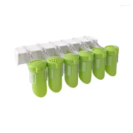 Kitchen Storage Organiser Wall Mounted Spice Sealer Sticky Clip & Organisation Accessories With Nozzle