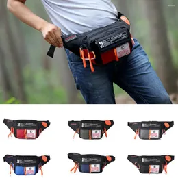 Waist Bags Leather Shoulder Bag For Men Haoshuai Men'S Sports And Leisure Mochilas De Hombre