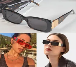 Populari maschi da donna noto occhiali da sole di marca B0096s Plate Rectangular Frame Temple Logo Elight Brand Fashion Sense Outdoor B8878305