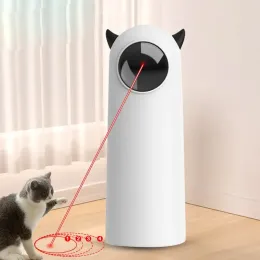 Kull interaktiva kattleksaker automatiska LED -laser smart retande husdjur inomhus tillbehör handhållen elektronisk leksak för katt hundfångare teaser