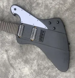 transportation 8string goose shaped matte transparent black electric guitar neck through the body customizable guitars3867621