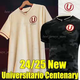 24/25 Club Universitario de Deportes Soccer Peru Peru Third 2024 Centenary Home Kit 100th Los Cremas Men Fans Version La U 3rd Football Dorts 2025