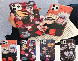 Case di telefono per iPhone 11 Pro 7 8 Plus XR XS Max Japan Anime Naruto Jiraya Itachi TPU Back Coque per iPhone 6 Plus9636786
