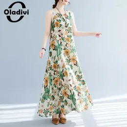 Lässige Kleider Modedruck Kurzarm Böhmian Long Kleid 2024 Sommer Boho Beach Wagen Sie Vintage Dame übergroße Vestidios 8611