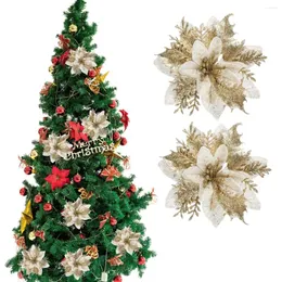 Flores decorativas 24 PCs Artificial Flower Garland Acessórios de Natal Acesso Acessório Aderentor