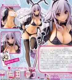 Anime Skytube Zimakupiza Yuu usada Bunny Ilustracja autorstwa Saitom Sexy Girl Rysunek 28cm PVC Figur Figure Model Doll x0504906619