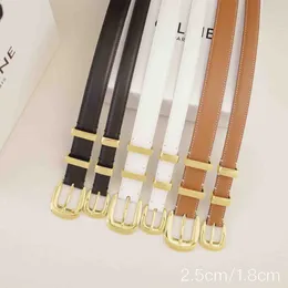 Belt for Woman Fashion Gold Needle Buckle Man Womens Belts Genuine Cowhide Designer 12 Colors Style Optional 10A Quality