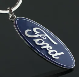 5pcslot Fashion Zink Alloy Metal 3D Ford Car Logo Keychain Key Ring Llaveros Hombre hochwertige Chaveiro Portachiavi Schlüsselkette6231872