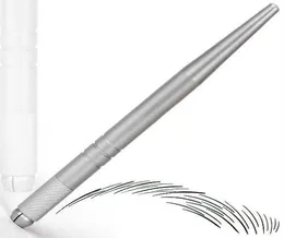 فضة كاملة المهنية ماكياج دائم القلم ثلاثي الأبعاد التطريز ماكياج دليل القلم الوشم الحاجب microblade مكياج دائم sacer9508798