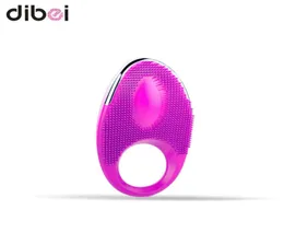 Dibei Usb Rechargeable Vibrating Cock Rings Penis Sleeves Silicone Mens Penis Ring Extender Sex Products Sex Toys For Women S6274021363