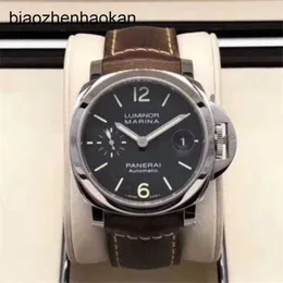 Panerai luminor orologio pein ahaimens lumin Oserie spreci sionsteel Autommecha nicalmensw atchp am010 48second handwatchcl ocksw isswa tchbl Acckpl at