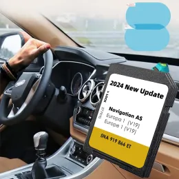 Kartlar 32GB SD Kart Navigasyonu V19 AS VW Medya GPS 2024 Haritalar Europe Navi Tiguan Taşıyıcı Araba